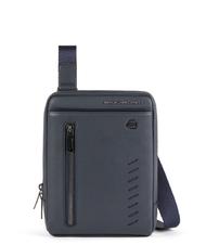 PIQUADRO CAMPIONARIO - NABUCCO Mini nabucco Ipad bag 7,9 " blue - Over-the-shoulder Bags for Men - 1