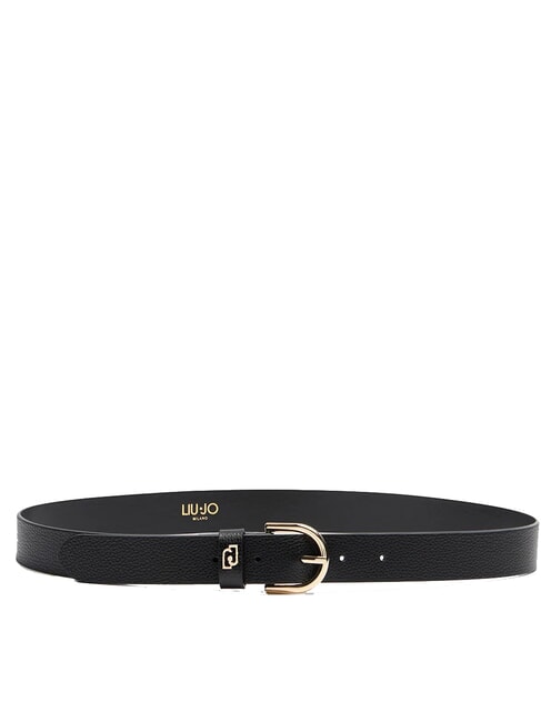LIUJO HIPS Leather belt BLACK - Belts