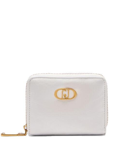 LIUJO LAPUFFY  Medium Zip Around Wallet OFFWHITE - Women’s Wallets
