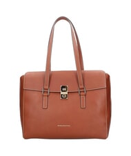 PIQUADRO CAMPIONARIO - DAFNE Leather bag for 14" laptop LEATHER - Work Briefcases - 1