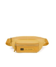 PIQUADRO CAMPIONARIO - BIOS BIOS Leather pouch Yellow - Hip pouches - 1