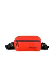PIQUADRO CAMPIONARIO - PQ-MODULAR Recycled fabric bum bag RED - Hip pouches - 1