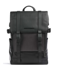 PIQUADRO CAMPIONARIO - DAVID 15.6" laptop backpack with removable pouch Black - Laptop backpacks - 1
