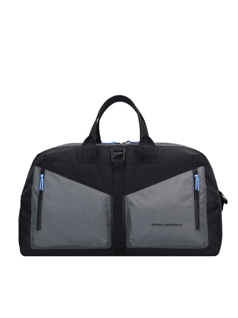 PIQUADRO SPIKE Large duffel bag with shoulder strap Black - Duffle bags