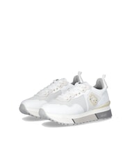 LIUJO MAXI WONDER 01 Leather and mesh sneakers - Women&rsquo;s shoes