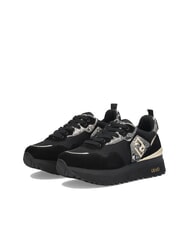 LIUJO MAXI WONDER 01 Platform sneakers with python details - Women’s shoes