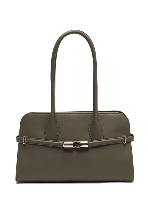FURLA GOCCIA Small leather shoulder bag sage - Women’s Bags