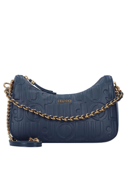 LIUJO ADONIDE All-over logo shoulder bag dress blue - Women’s Bags