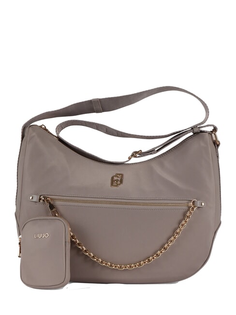 LIUJO ACHALA Nylon shoulder bag with pouch mushroom - Women’s Bags