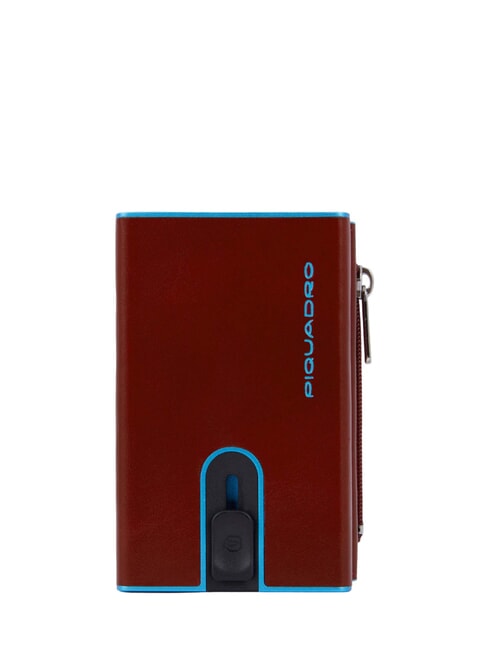 PIQUADRO BLUE SQUARE Leather wallet with sliding system leather4 - Men’s Wallets