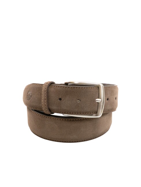 TIMBERLAND CASUAL Suede leather belt that can be shortened cocoa - Belts