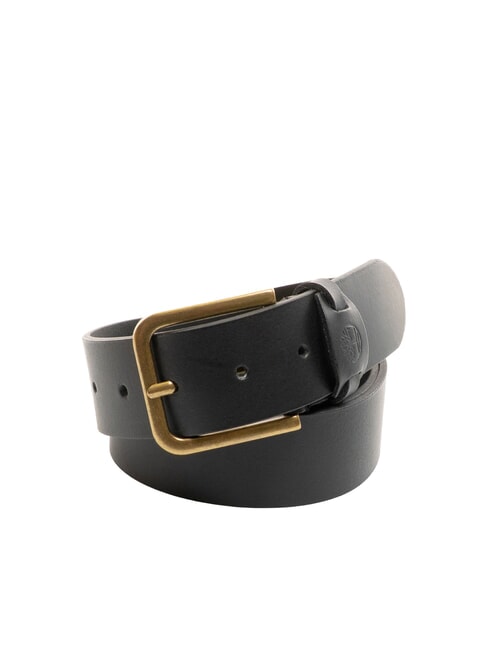 TIMBERLAND CASUAL Shortenable leather belt black - Belts