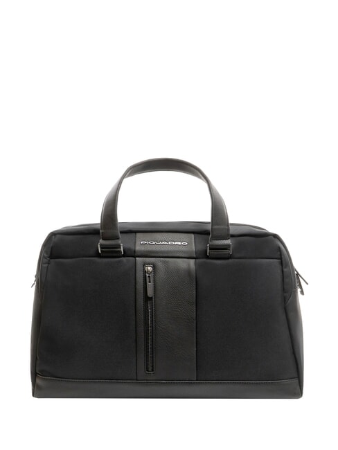PIQUADRO BRIEF ECOLOGICA Fabric bag with shoulder strap Black - Duffle bags