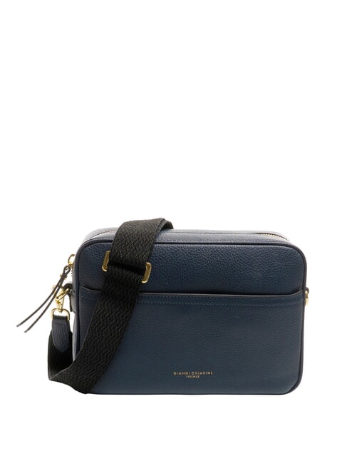 GIANNI CHIARINI NINA Leather camera case bag BLUE - Women’s Bags