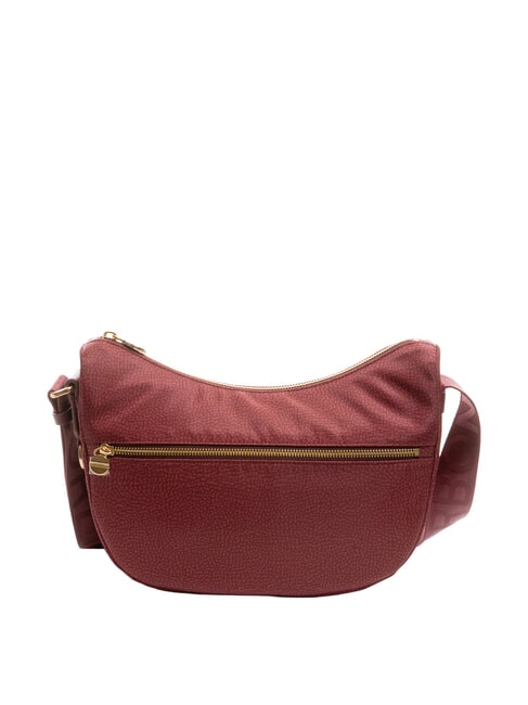 BORBONESE LUNA BAG SMALL ECO LINE LUNA Hobo bag, Small merlot - Women’s Bags