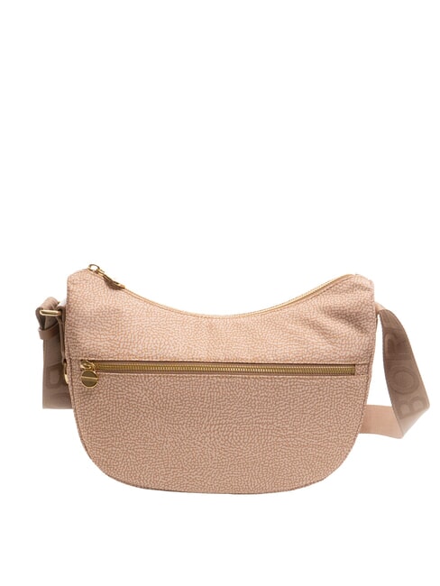 BORBONESE LUNA BAG SMALL ECO LINE LUNA Hobo bag, Small mauve - Women’s Bags