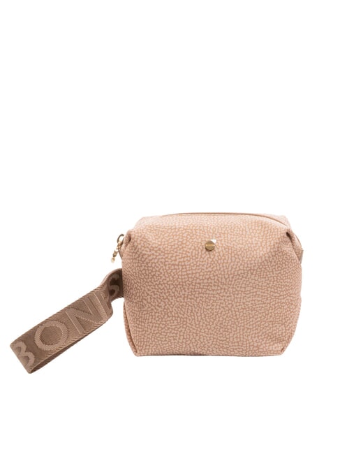 BORBONESE CLASSICA Beauty with handle mauve - Sachets & Travels Cases