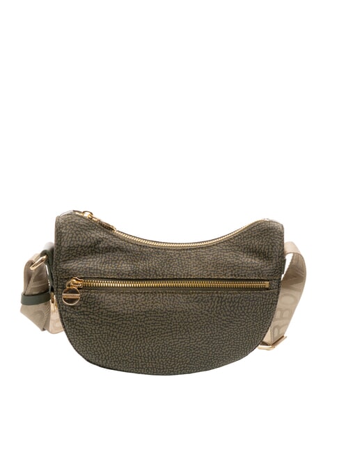 BORBONESE HOBO LUNA MINI ECO LINE Shoulder bag laurel - Women’s Bags