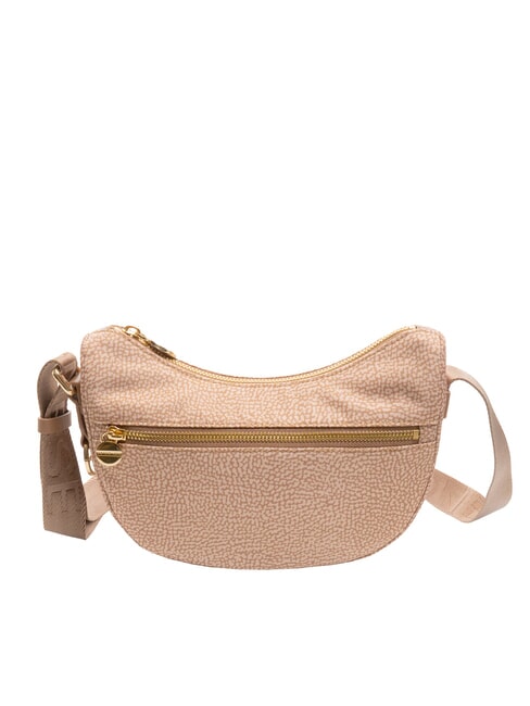 BORBONESE HOBO LUNA MINI ECO LINE Shoulder bag mauve - Women’s Bags