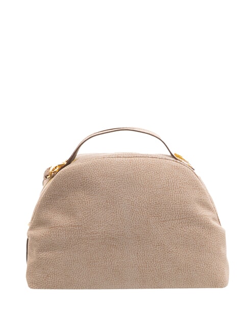 BORBONESE CAMOSCIO SEXY MEDIUM Medium Suede Bag mushroom - Women’s Bags