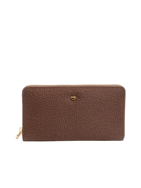 BORBONESE CLASSICA Zip Around Wallet hazelnut - Women’s Wallets