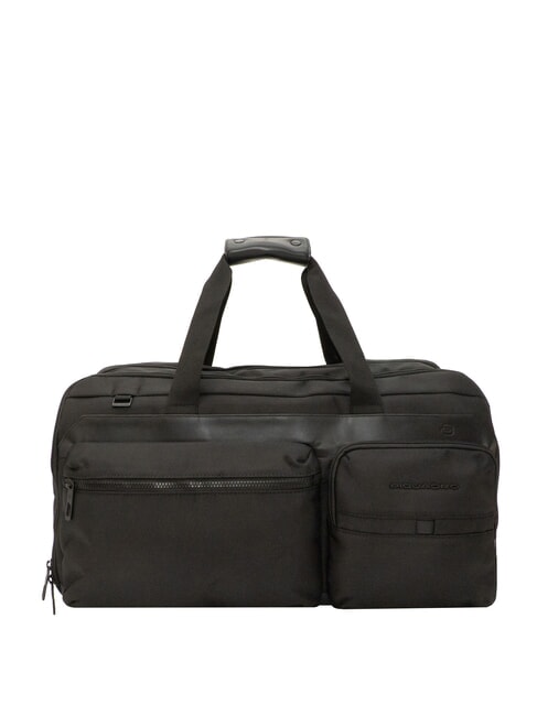 PIQUADRO X19 Fabric bag with shoulder strap Black - Duffle bags