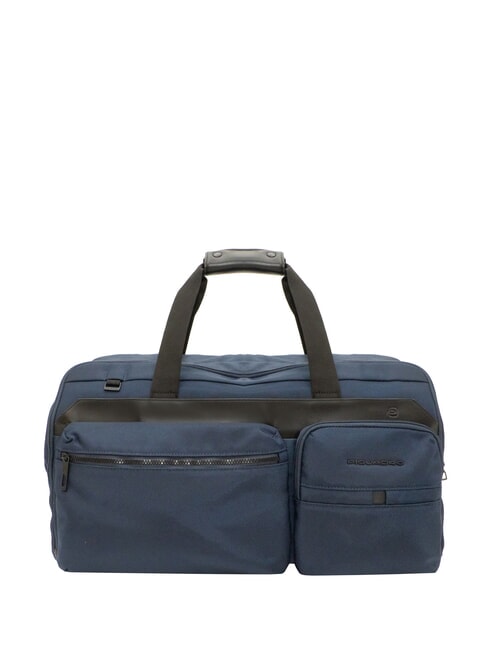 PIQUADRO X19 Fabric bag with shoulder strap blue - Duffle bags