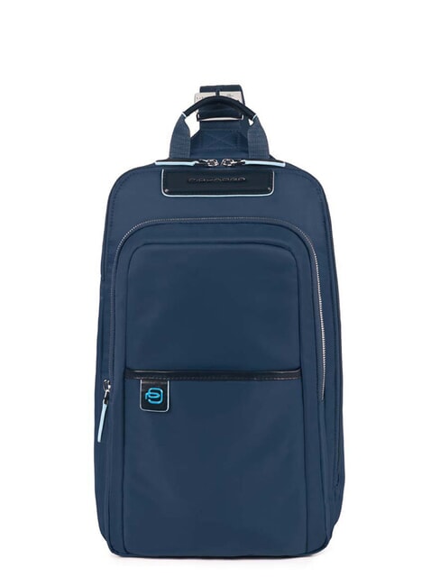 PIQUADRO CELION One-shoulder backpack, tablet holder blue - Laptop backpacks