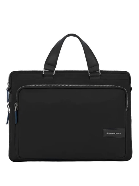 PIQUADRO PQ-RY Slim 14" laptop briefcase Black - Work Briefcases