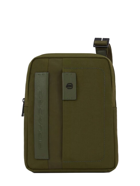 PIQUADRO P16 PLUS SPECIAL iPad mini bag GREEN - Over-the-shoulder Bags for Men