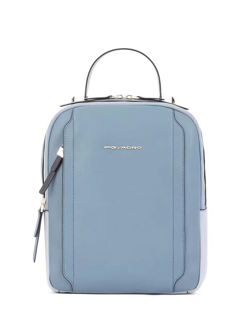 PIQUADRO CIRCLE Leather backpack air force/grey - Women’s Bags