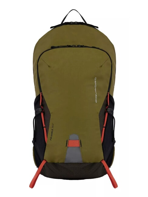 PIQUADRO FLD Foldable travel backpack GREEN - Laptop backpacks