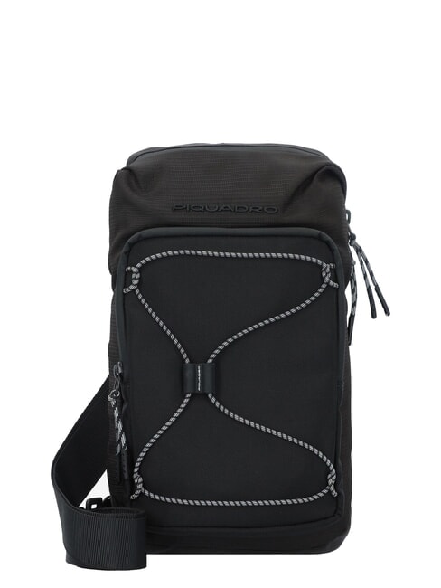 PIQUADRO MICK One-shoulder backpack / shoulder bag Black - Laptop backpacks