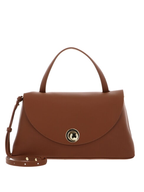 COCCINELLE NIKLA Handbag, with shoulder strap cognac/black - Women’s Bags