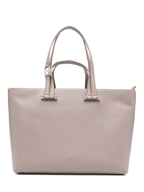 FURLA DUETTO Hand/shoulder shopper gray stucco - Women’s Bags