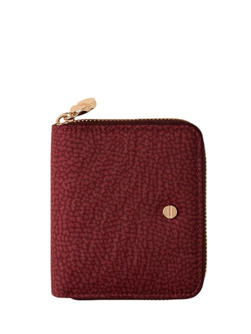 BORBONESE CLASSICA  Medium zip around wallet merlot - Duffle bags