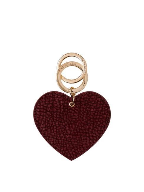 BORBONESE HEART Heart keychain merlot - Key holders