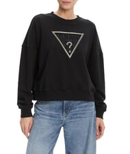 GUESS RACHELE TRIANGLE Cotton sweatshirt - Women's Sweatshirts