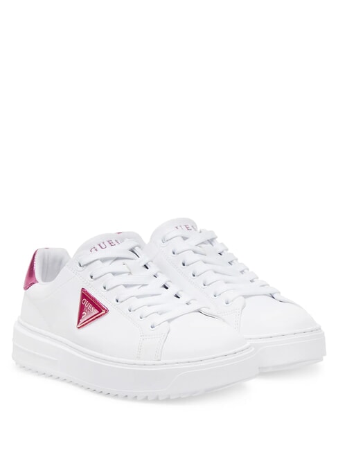 GUESS DENESA Sneakers white/magenta - Women’s shoes
