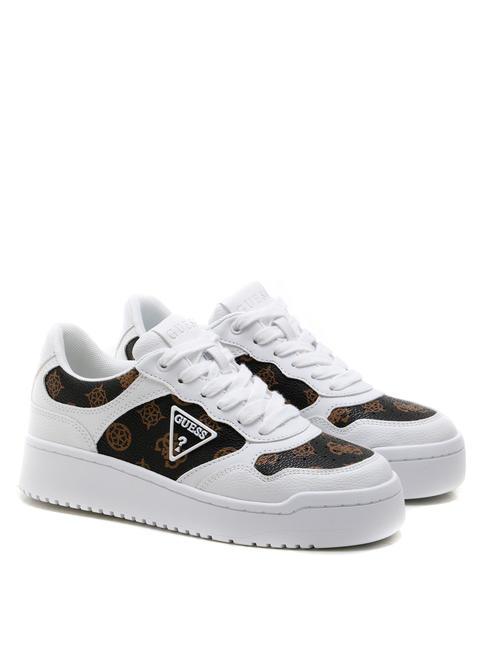 GUESS MIRAM 2 Sneakers White / Brown - Women’s shoes