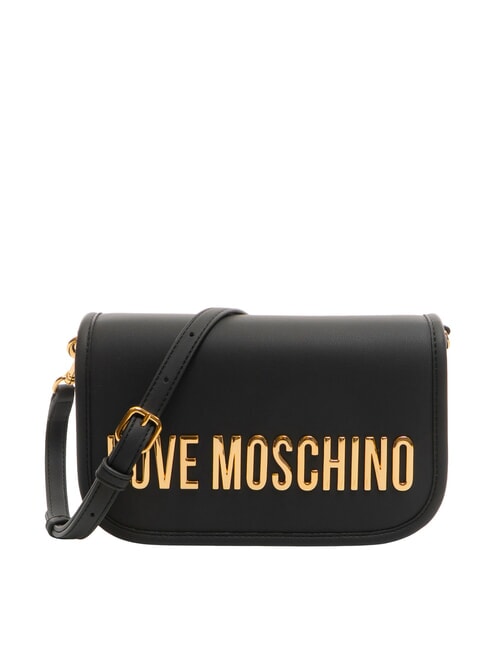 LOVE MOSCHINO BOLD LOVE Shoulder bag with flap Black - Women’s Bags