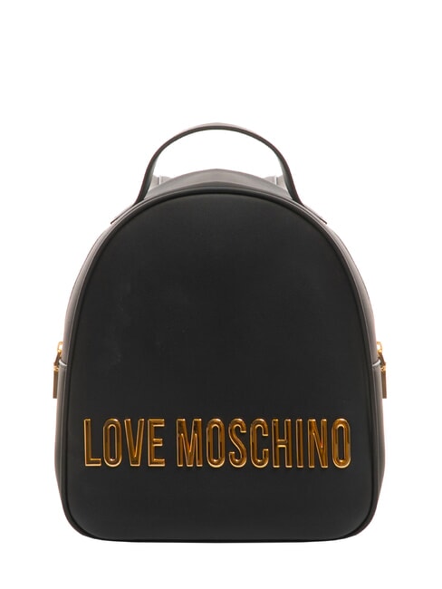LOVE MOSCHINO BOLD LOVE Small backpack with embossed logo Black - Women’s Bags
