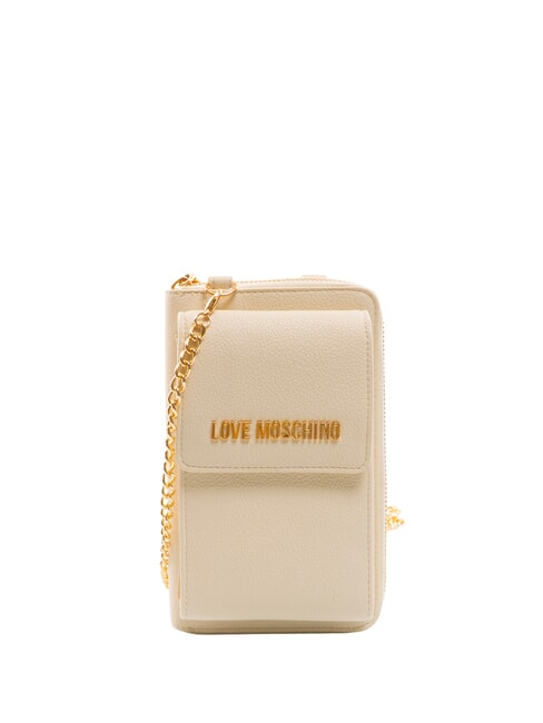 LOVE MOSCHINO JEWEL Smartphone wallet ivory - Women’s Wallets