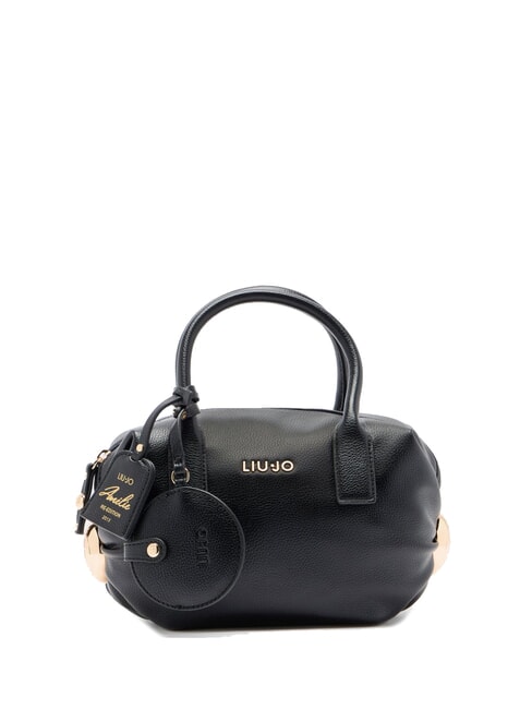 LIUJO AMELIE Small trunk bag with charm BLACK - Women’s Bags