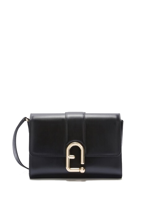 FURLA URBAN Small leather shoulder bag Black - Women’s Bags