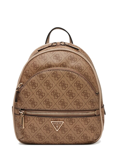 GUESS MANHATTAN 2 Small 4G peony logo backpack MILK LOGO - Women’s Bags