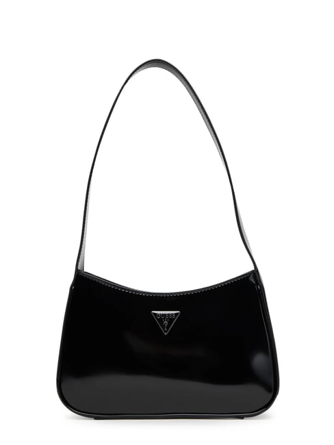 GUESS ARNELA Shiny shoulder bag BLACK - Women’s Bags