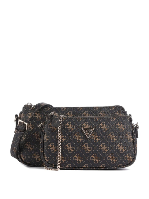 GUESS NOELLE 2 2-in-1 shoulder bag with 4G logo brown - Women’s Bags