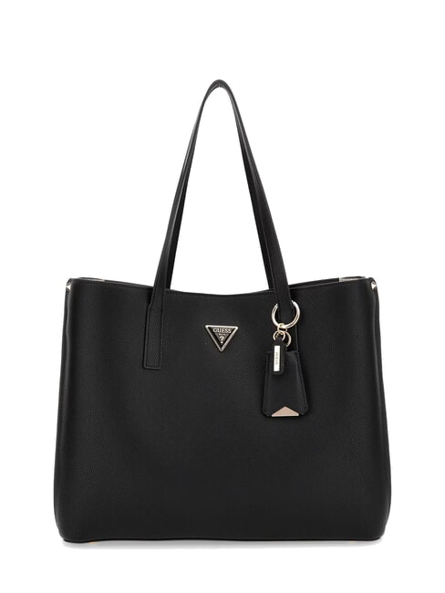 GUESS MERIDIAN 2 Shoulder shopping bag BLACK - Women’s Bags