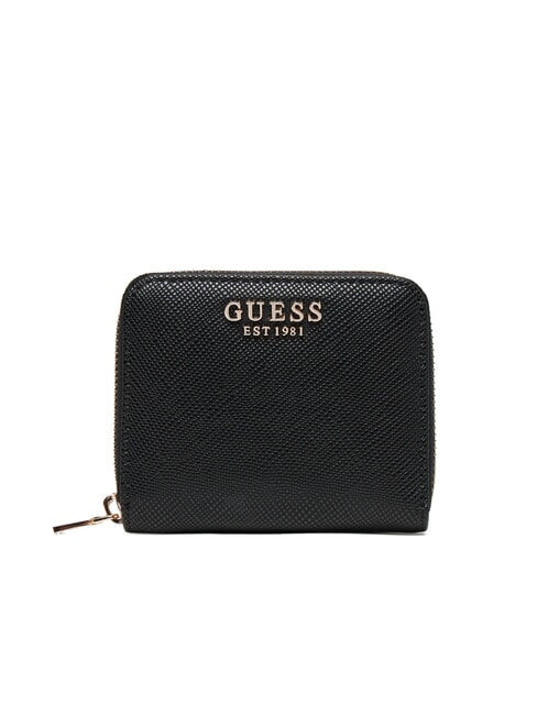 GUESS LAUREL 2  Small zip around wallet BLACK - Women’s Wallets
